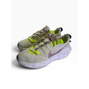 Nike Crater Impact White Pink Glaze Volt Women's Size 8 CW2386-102 Eco Sneakers